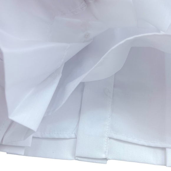 NWT Proper Peony White Pleat Embroidered French Knot Cross Dress & Bloomer 6m - Picture 8 of 11